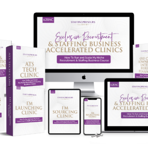 620AC Exclusive Recruitment & Staffing Business Accelerated Clinics How To Run and Scale My Niche Recruitment & Staffing Business Course